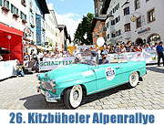 26. Kitzbüheler Alpenrallye vom 5. bis 8. Juni 2013: Die Stars gingen in historischen Fahrzeugen aus dem Volkswagen Konzern an den Start (©Foto: Sabine Brauer Photos)